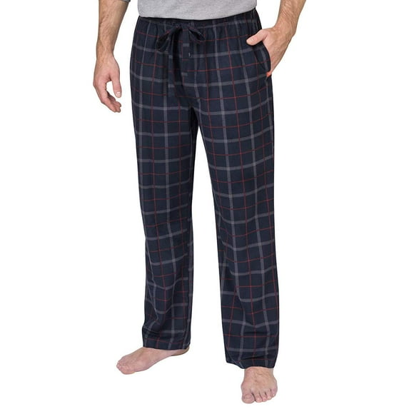 The American Outdoorsman Men's Cozy Fleece Lounge Pants (Large, Navy)
