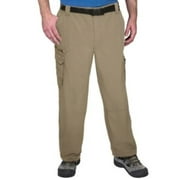 The American Outdoorsman Men's Durable Ripstop Fleeced Lined Pants w/ Belt (Clay, 36x32)