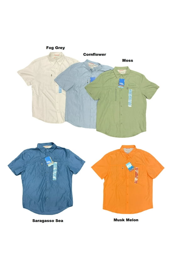 Men's Indian River Fishing Shirt UPF 40 Quick Dry