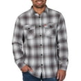 thumbnail image 1 of The American Outdoorsman Men's Long Sleeve Button Down Heavyweight Flannel Shirt (Grey, XXL), 1 of 5