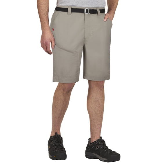 The American Outdoorsman Men's Nylon Water Repellent Hiking Shorts (Greige, XL)