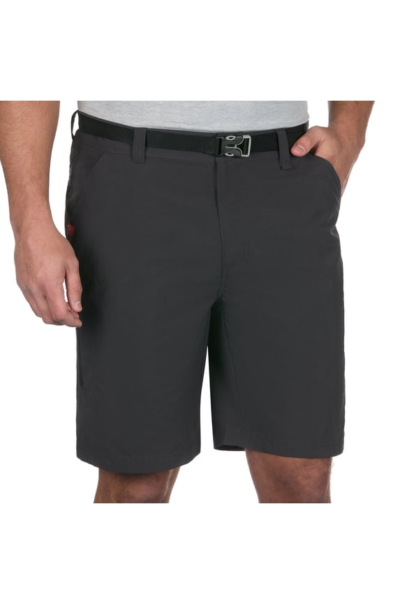 Mens Hiking Shorts with Built-In Belt Ideal for All Outdoor Activity (Phantom, XX-Large)