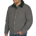 thumbnail image 1 of The American Outdoorsman Sherpa Lined Canvas Trucker Jacket (Smokey Trout, Large), 1 of 8