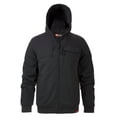 thumbnail image 1 of The American Outdoorsman Sherpa Lined Hoodie with Zipper and Pockets, Insulated Layer for Hiking and Camping in Cold Weather (Black Heather, Medium), 1 of 5