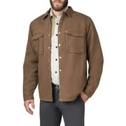 The American Outdoorsman Sherpa Lined Twill Jacket - Men's Winter Jacket (Earth, Medium)