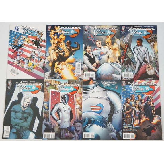 The American Way #1-8 VF/NM complete series ; Wildstorm