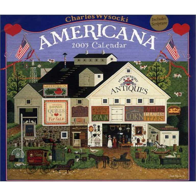 Charles Wysocki 2025 Americana Wall Calendar Phillip C. Randolph Charles Wysocki 2025 Americana Wall Calendar Phillip C. Randolph