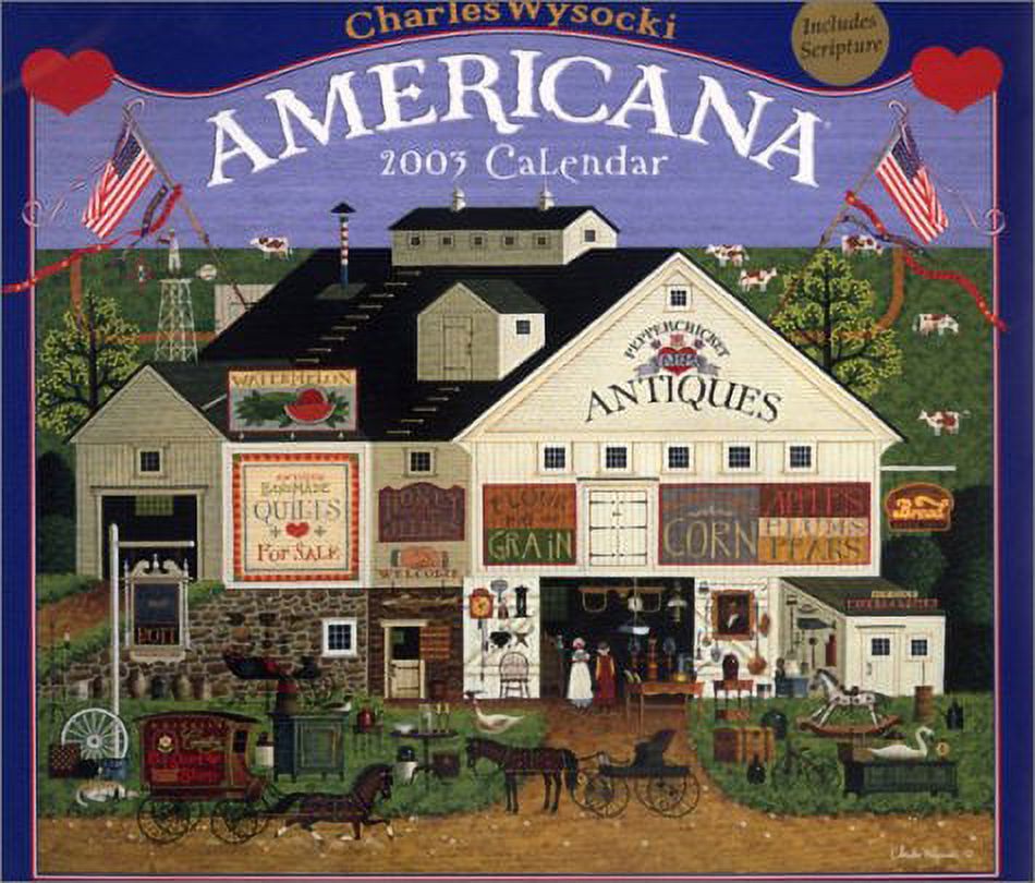 Charles Wysocki 2025 Americana Wall Calendar - Phillip C. Randolph