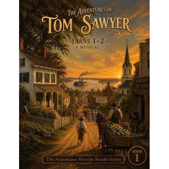 The Americana Riverjet Reader The Adventures of Tom Sawyer - A Musical: Book One: Yarns 1 & 2, Book 1, (Paperback)