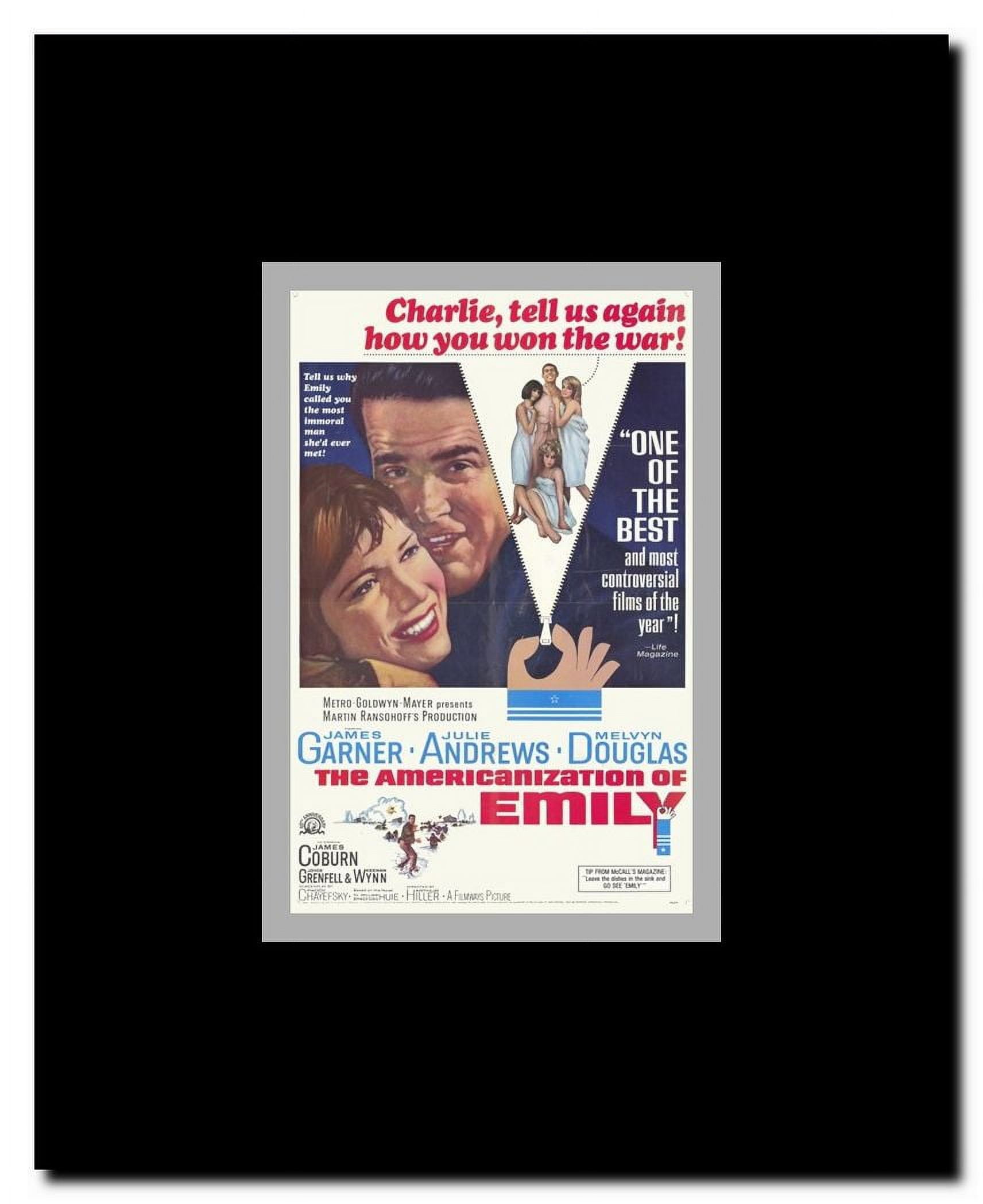 The Americanization of Emily Framed Movie Poster