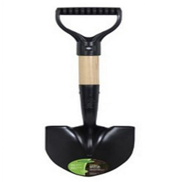 Mini Shovel, Round Point, D-Grip Wood Handle