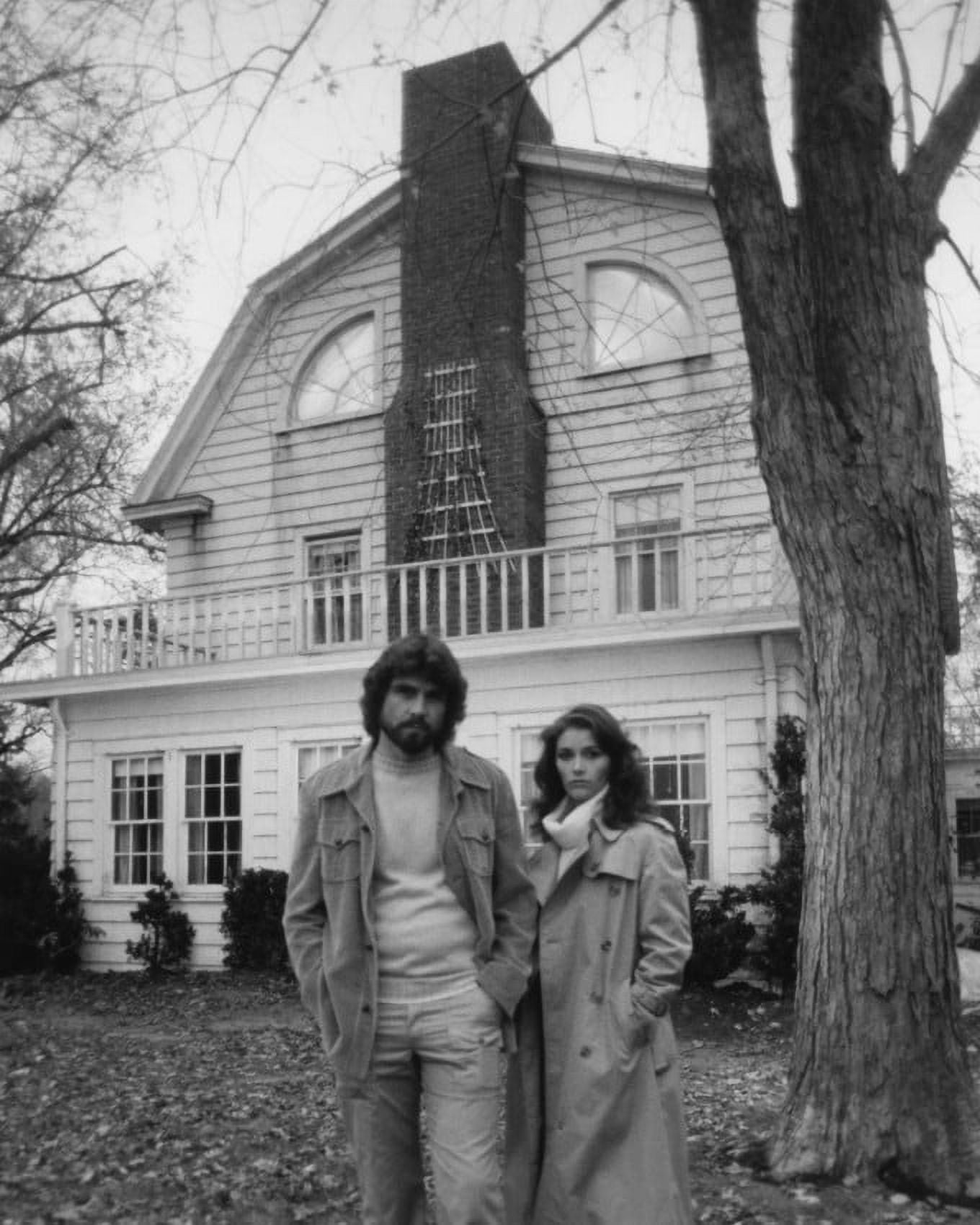 The Amityville Horror James Brolin Margot Kidder Standing Outside House  24x36 Classic Hollywood Poster - Walmart.com, image size:1360x1700