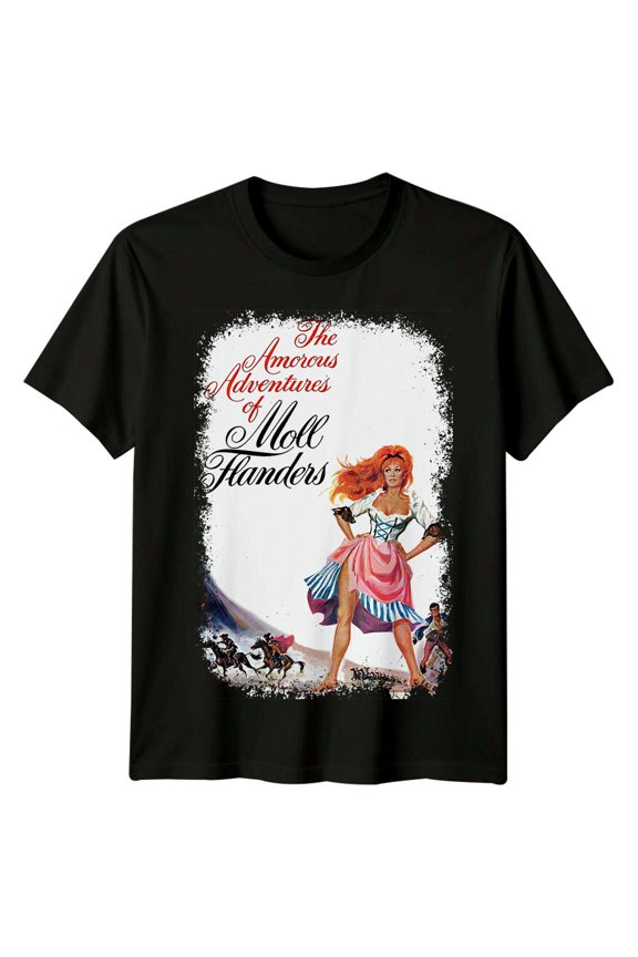 The Amorous Adventures of Moll Flanders (1965) Movie Poster Inspired T-Shirt