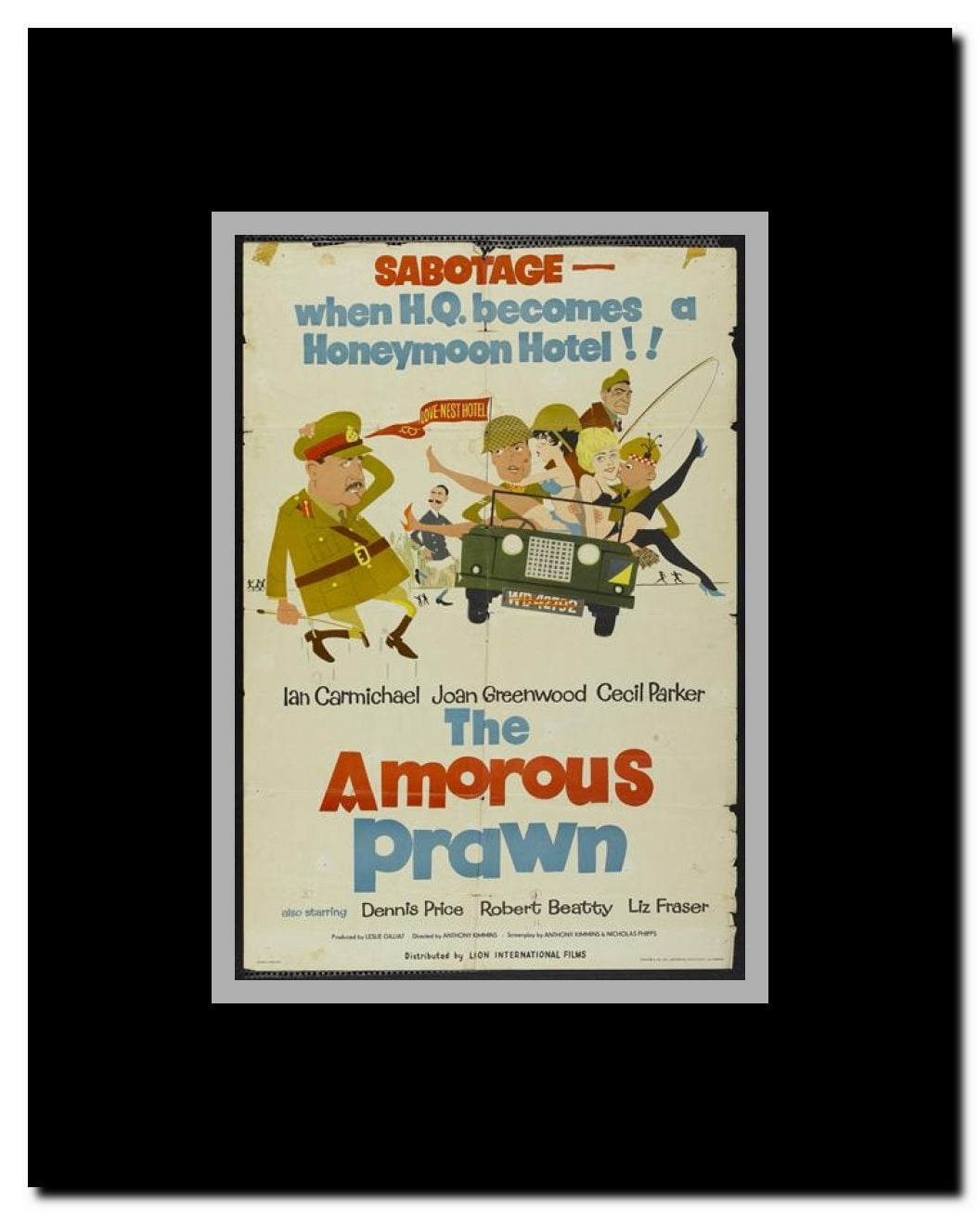 The Amorous Prawn Framed Movie Poster