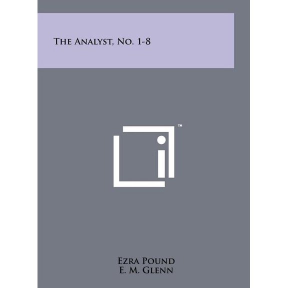 The Analyst, No. 1-8