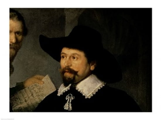 The Anatomy Lesson of Dr Nicolaes Tulp 1632 Canvas Art - Rembrandt van Rijn (24 x 18)