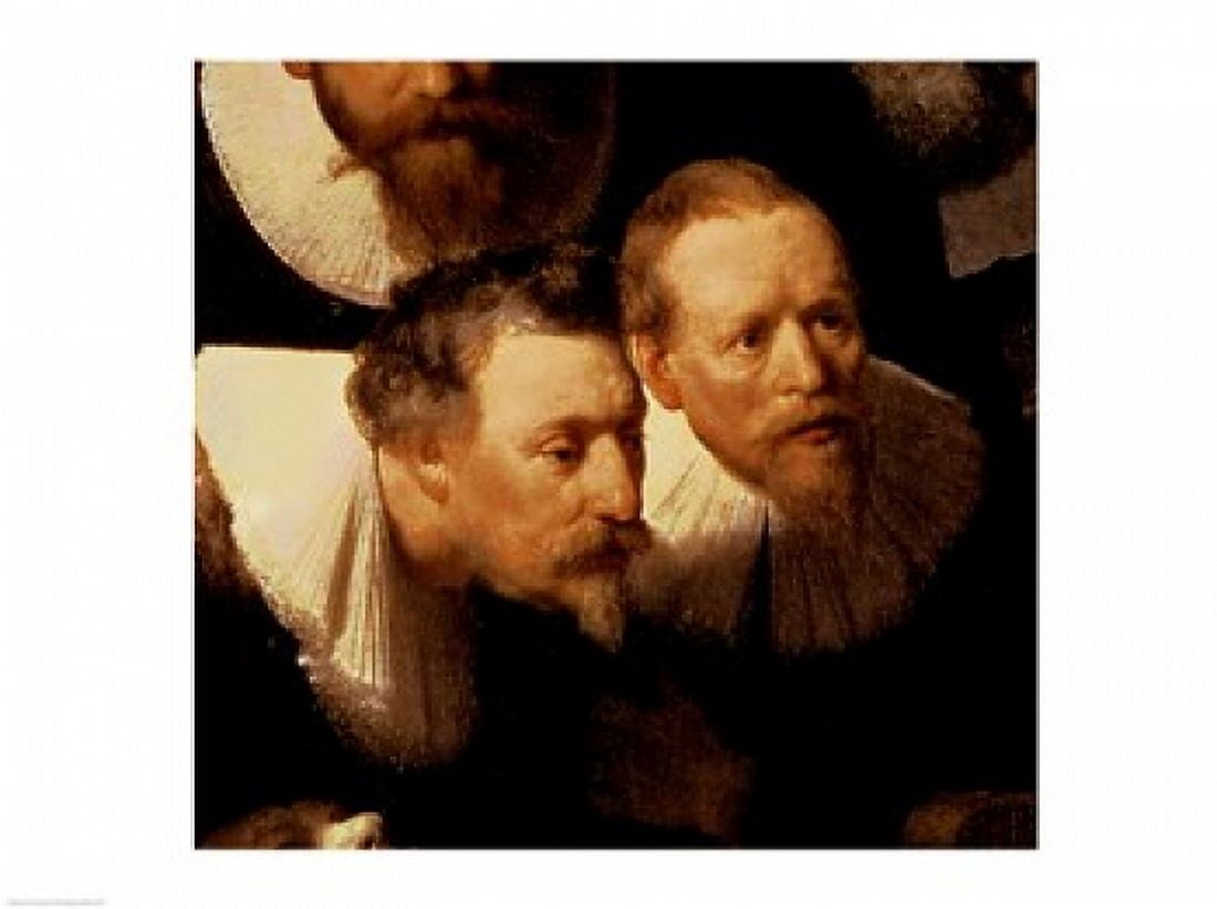 The Anatomy Lesson of Dr Nicolaes Tulp 1632 Canvas Art - Rembrandt van Rijn (24 x 18)