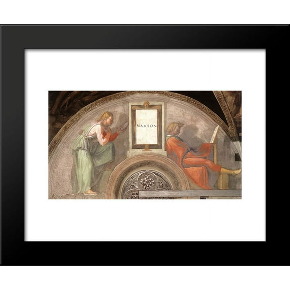 The Ancestors of Christ: Nahshon 20x24 Framed Art Print by Michelangelo
