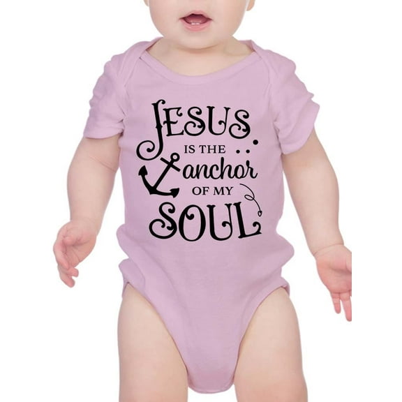 The Anchor Of My Soul Bodysuit Infant -Smartprints Designs, 12 Months