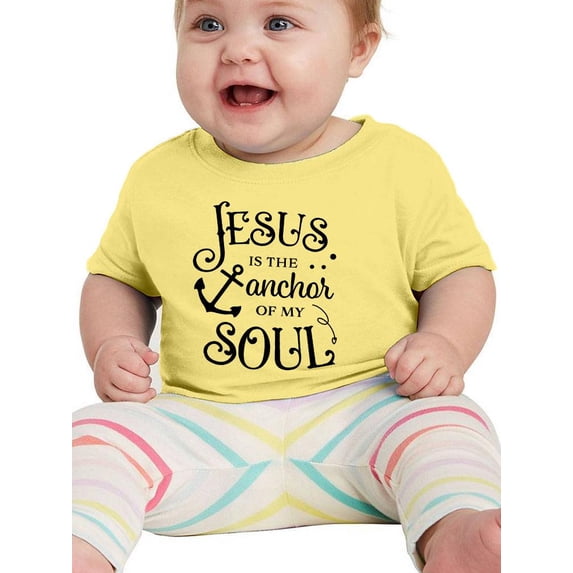 The Anchor Of My Soul T-Shirt Infant -Smartprints Designs, 18 Months