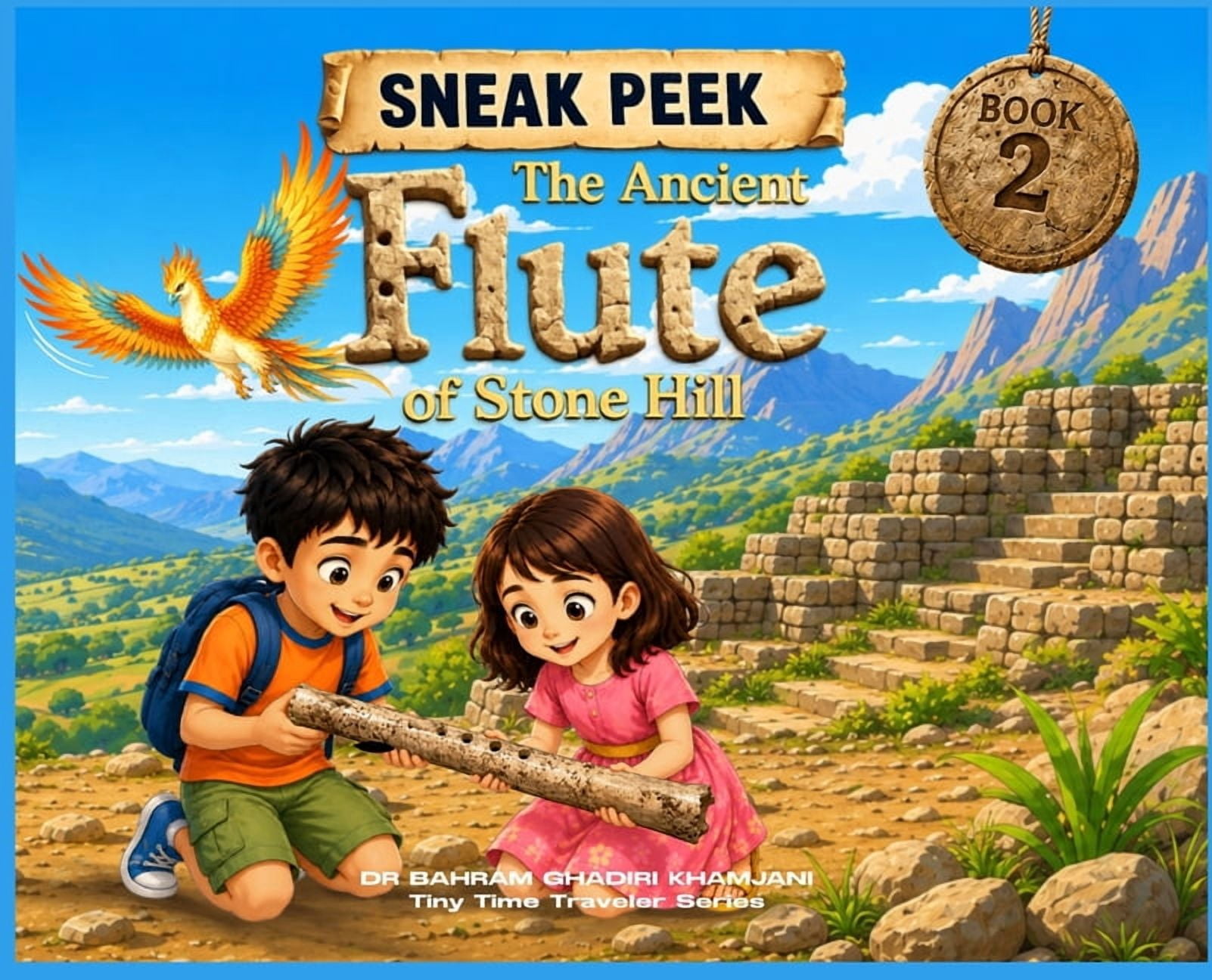 The Ancient Flute of Stone Hill (Tiny Time Traveler Series - Book 2), (Hardcover)