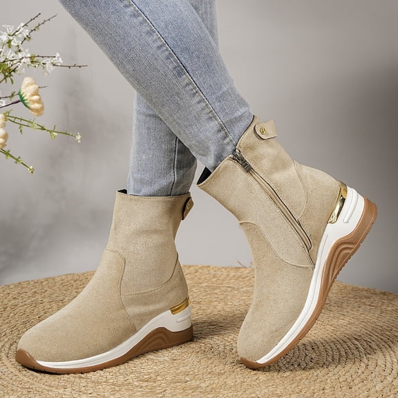 The And Winter Are Fashionable Wedge And For Foreign Trade Plus Size Women's Boots