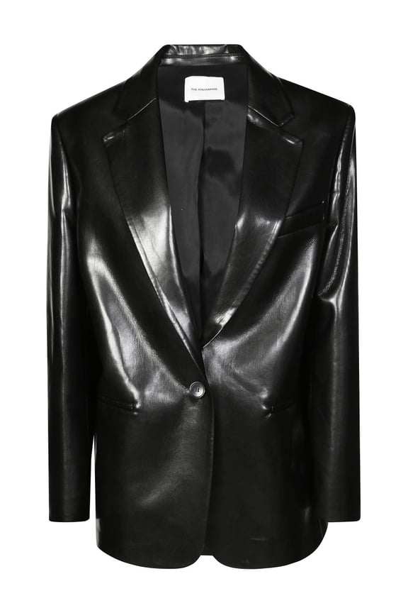The Andamane Tailored Black Blazer With Classic Lapel And Structured Fit (Women's)