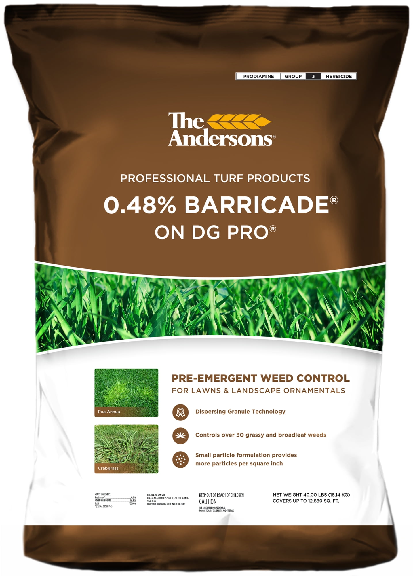 Andersons Barricade ProfessionalGrade Granular PreEmergent Weed
