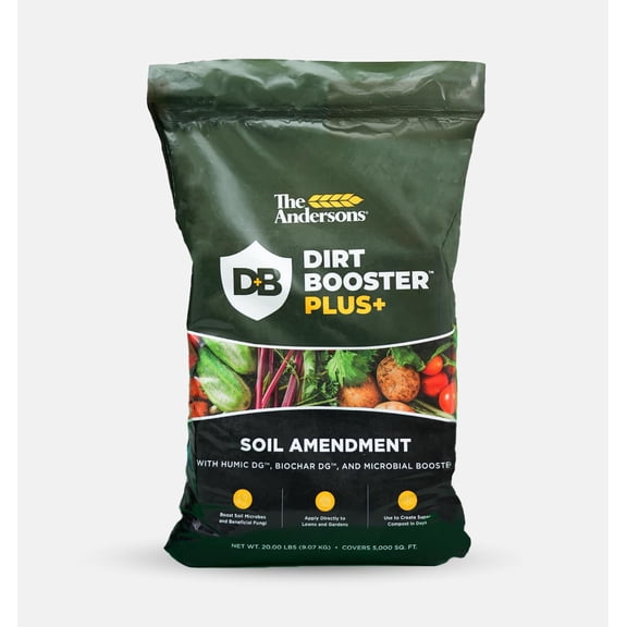 The Andersons Dirt Booster Plus All-Natural Super Compost Starter and Soil Amendment - 20 lb.