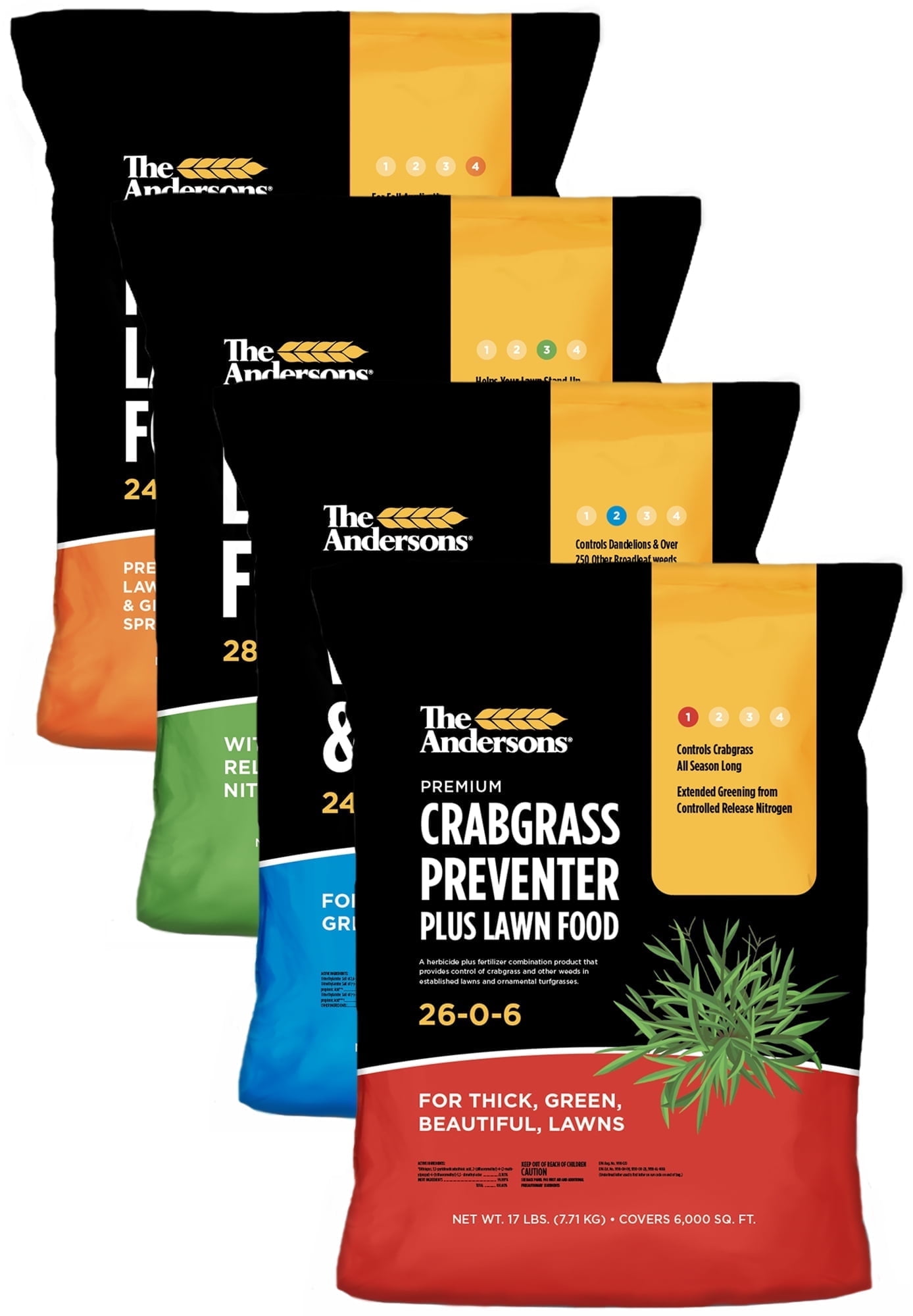 The Andersons Lawn Program | Full Season Fertilizer Program | Covers up to 5,000 sq ft