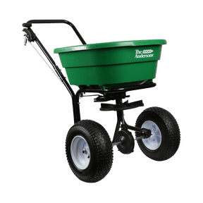 The Andersons Pacer Pro Walk-Behind Broadcast Spreader for Fertilizer, Grass Seed and Salt - 80 lb Hopper Capacity