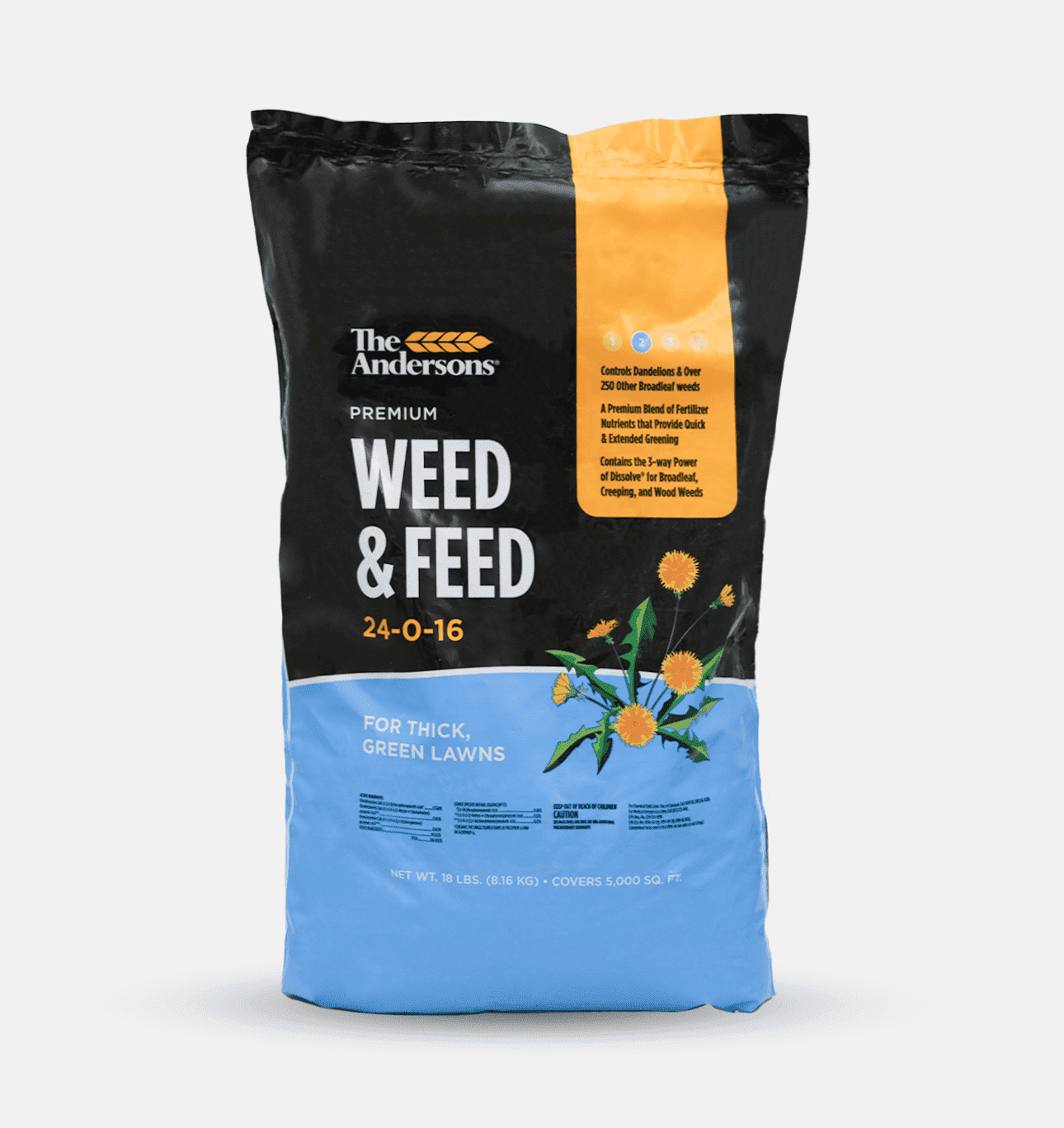 The Andersons Premium Weed and Feed 24-0-16 5,000 sq ft 18lbs.