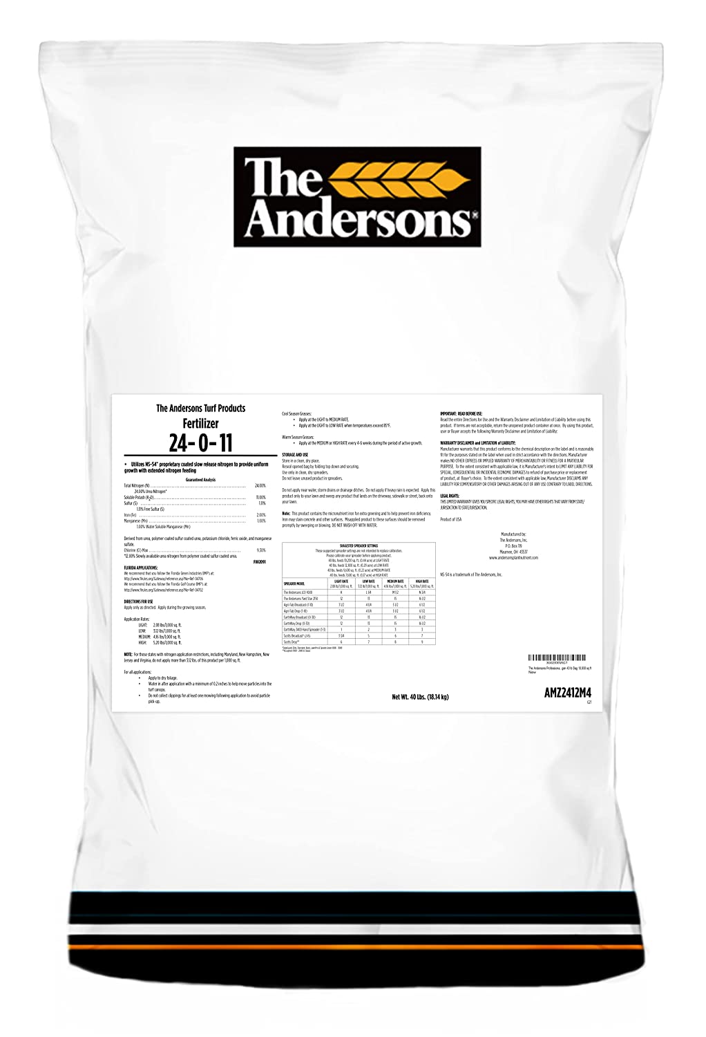 Peters Professional 202020 General Purpose Fertilizer (25 LB BAG)