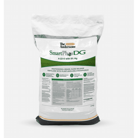 The Andersons SmartPhos DG 4-22-0 Professional-Grade Fertilizer (18lbs.) Covers up to 7,800 Sqft