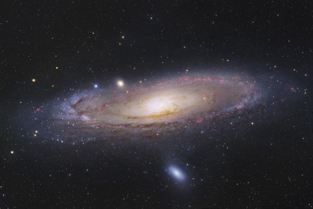 The Andromeda Galaxy Canvas Art - Robert GendlerStocktrek Images (17 x 12)