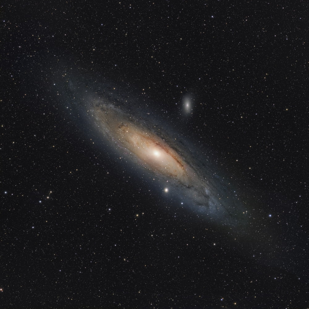 The Andromeda Galaxy Canvas Art - Rolf GeissingerStocktrek Images (28 x 28)