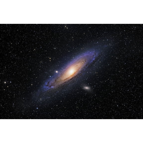 The Andromeda Galaxy Canvas Art - Roth RitterStocktrek Images (35 x 23)