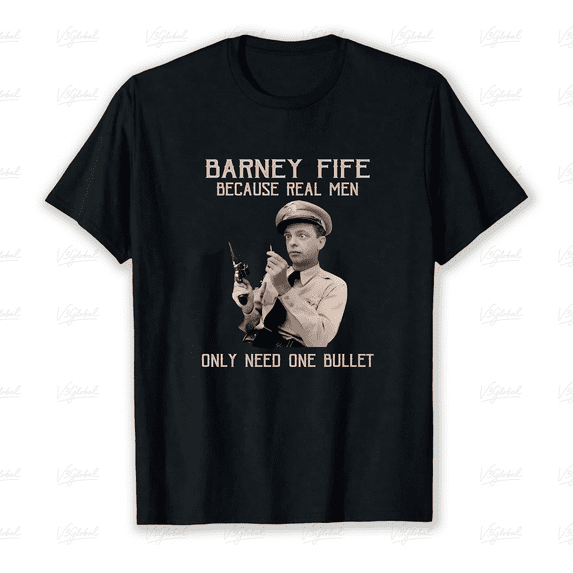 The Andy Griffith Show Barney Fife Bullet Funny TV Classic Tee Unisex T-Shirt V80173, up to size 5XL