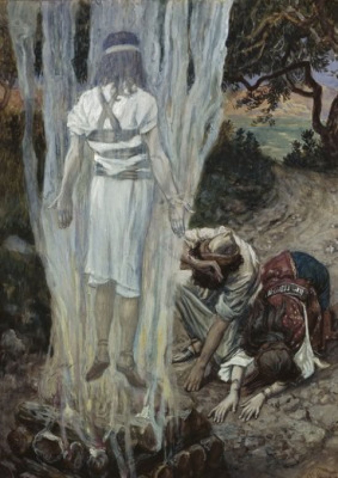 The Angel Ascends Toward Heaven James J Tissot (1836-1902French) Jewish Museum New York Canvas Art - James Tissot (18 x 24)