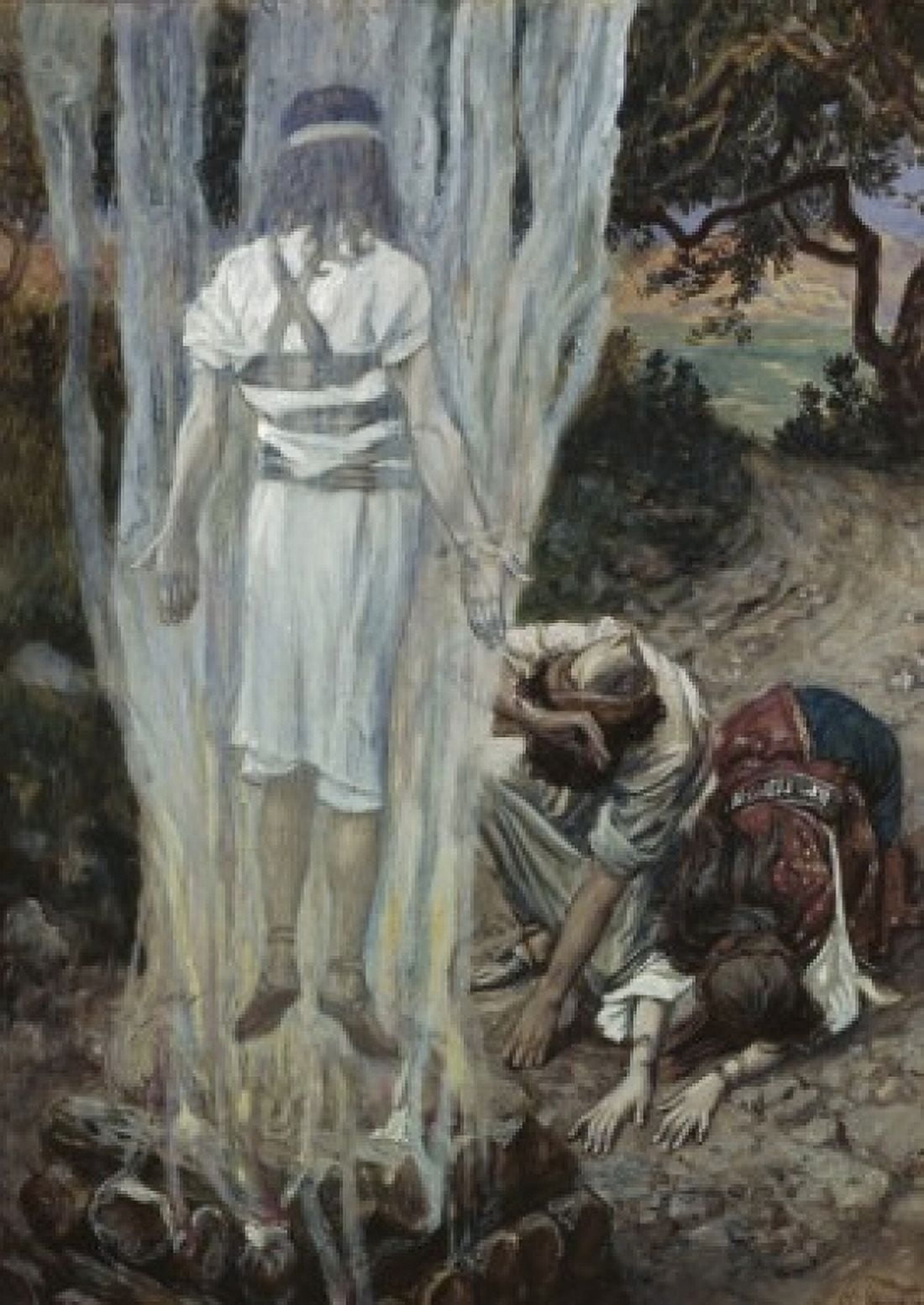The Angel Ascends Toward Heaven James J Tissot (1836-1902French) Jewish Museum New York Canvas Art - James Tissot (24 x 36)
