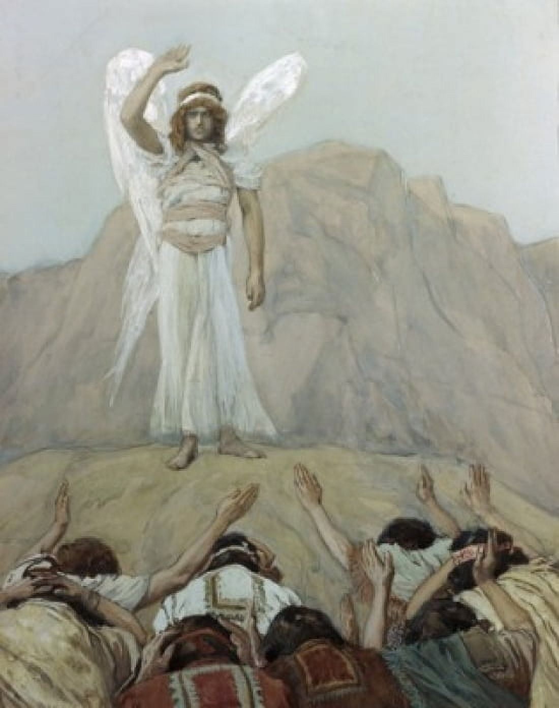 The Angels Rebuke James J Tissot (1836-1902French) Jewish Museum New York Canvas Art - James Tissot (24 x 36)
