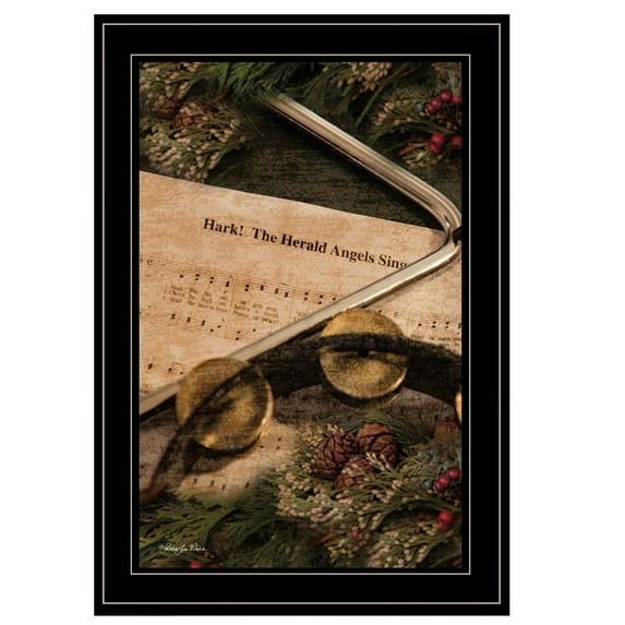 "The Angels Sing" by Robin Lee Vieria Ready to Hang Framed Print, Black Frame