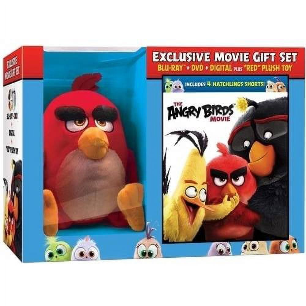 The Angry Birds Movie Blu ray DVD Plush Doll Walmart Exclusive Walmart