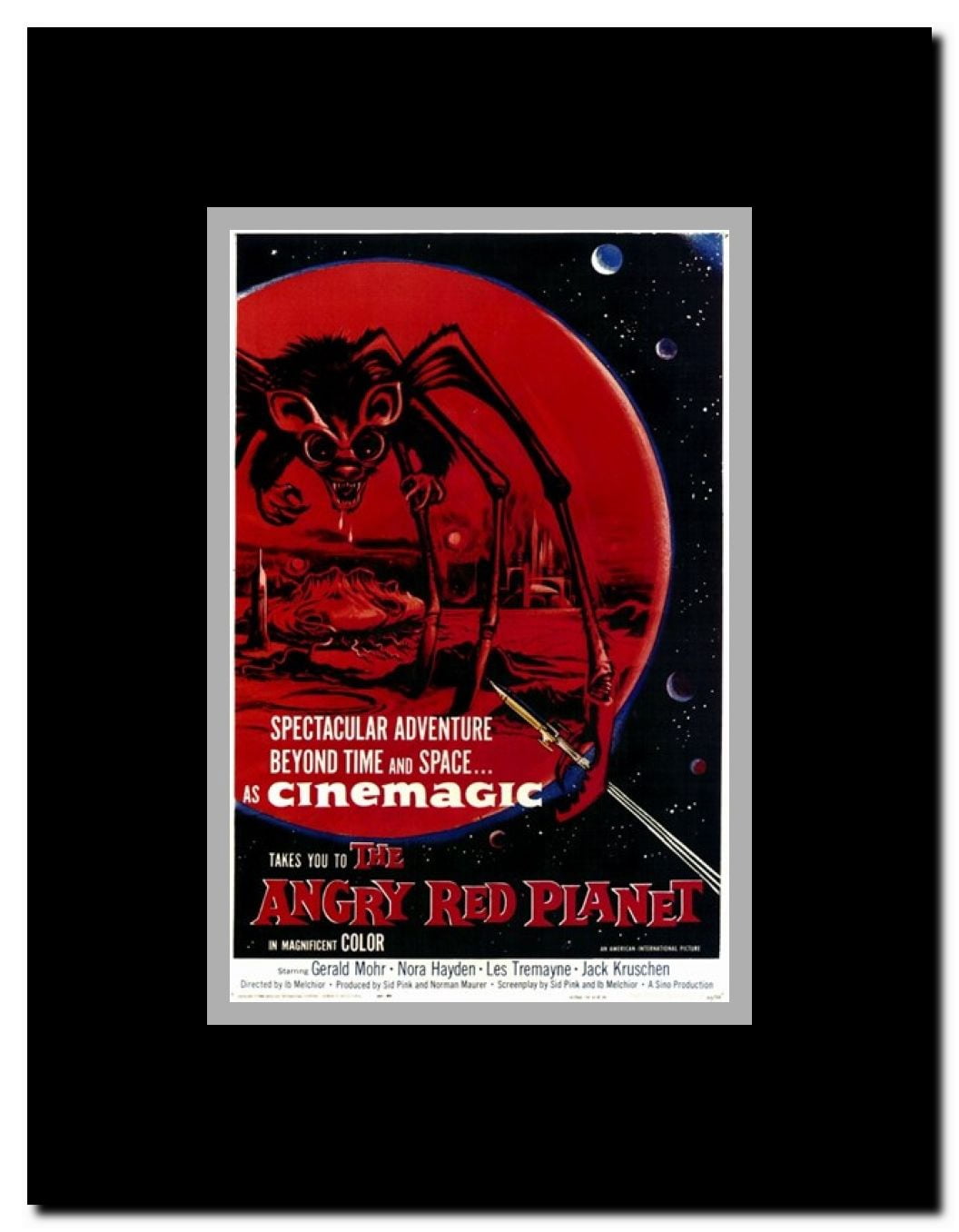 The Angry Red Planet Framed Movie Poster