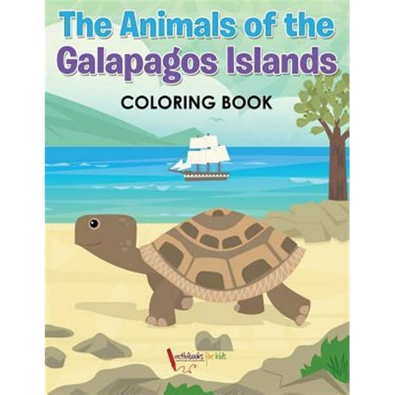 The Animals of the Galapagos Islands Coloring Book (Paperback)