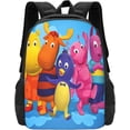 thumbnail image 1 of The Anime Backyardigans Backpack Large Capacity Leisure Travel Backpack Book Bag Outgoing Daypack 12.5x5.5x16.5 inch, 1 of 8
