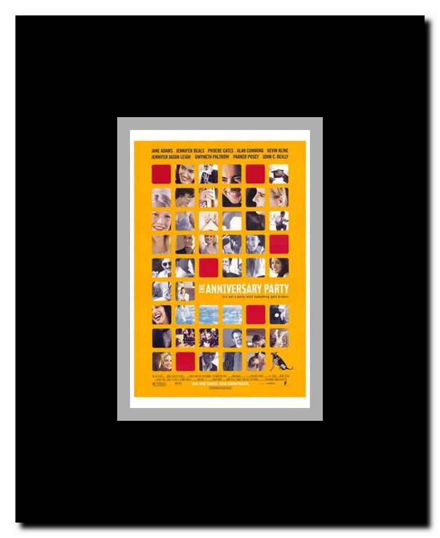 The Anniversary Party Framed Movie Poster