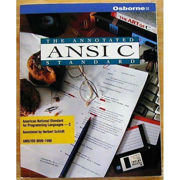 Pre-Owned The Annotated ANSI C Standard (Paperback) 0078819520 9780078819520