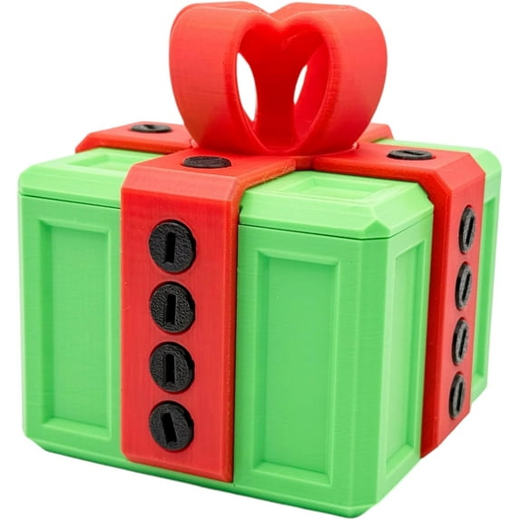 The Annoying Gift Box - The Full Size Viral Gift That Adds a Twist to Your Celebrations! (Green/Red)