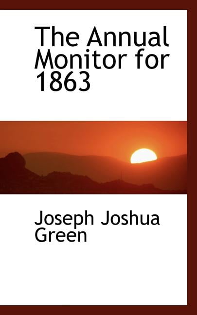 The Annual Monitor for 1863 (Paperback)